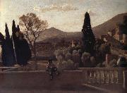 Tivoli The gardens of the village Corot Camille